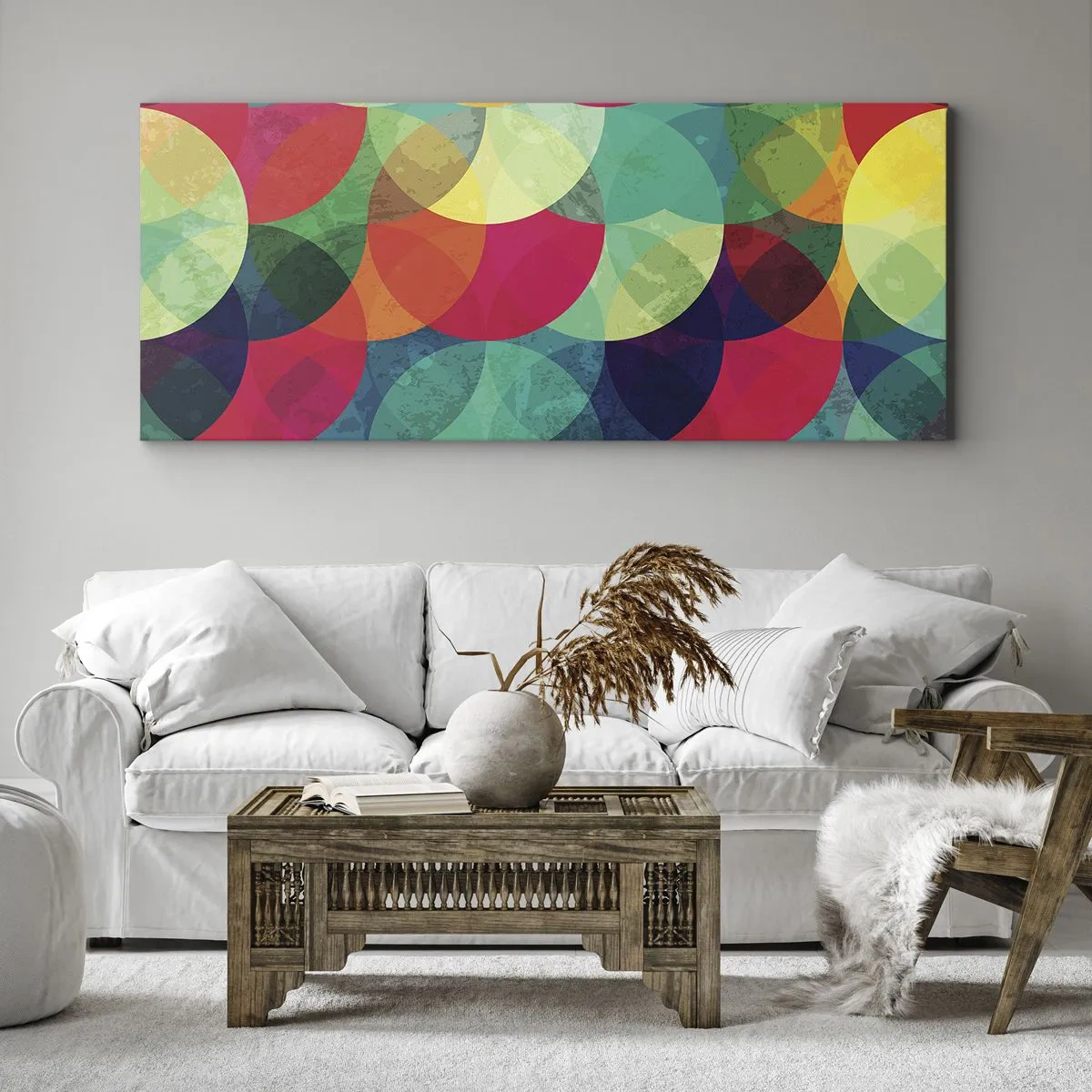 Vászonkép - Felszívárványság - 160x50 cm