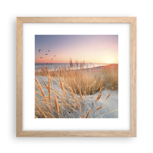 Poszter világos tölgy keretben - A balti altatódal - 30x30 cm