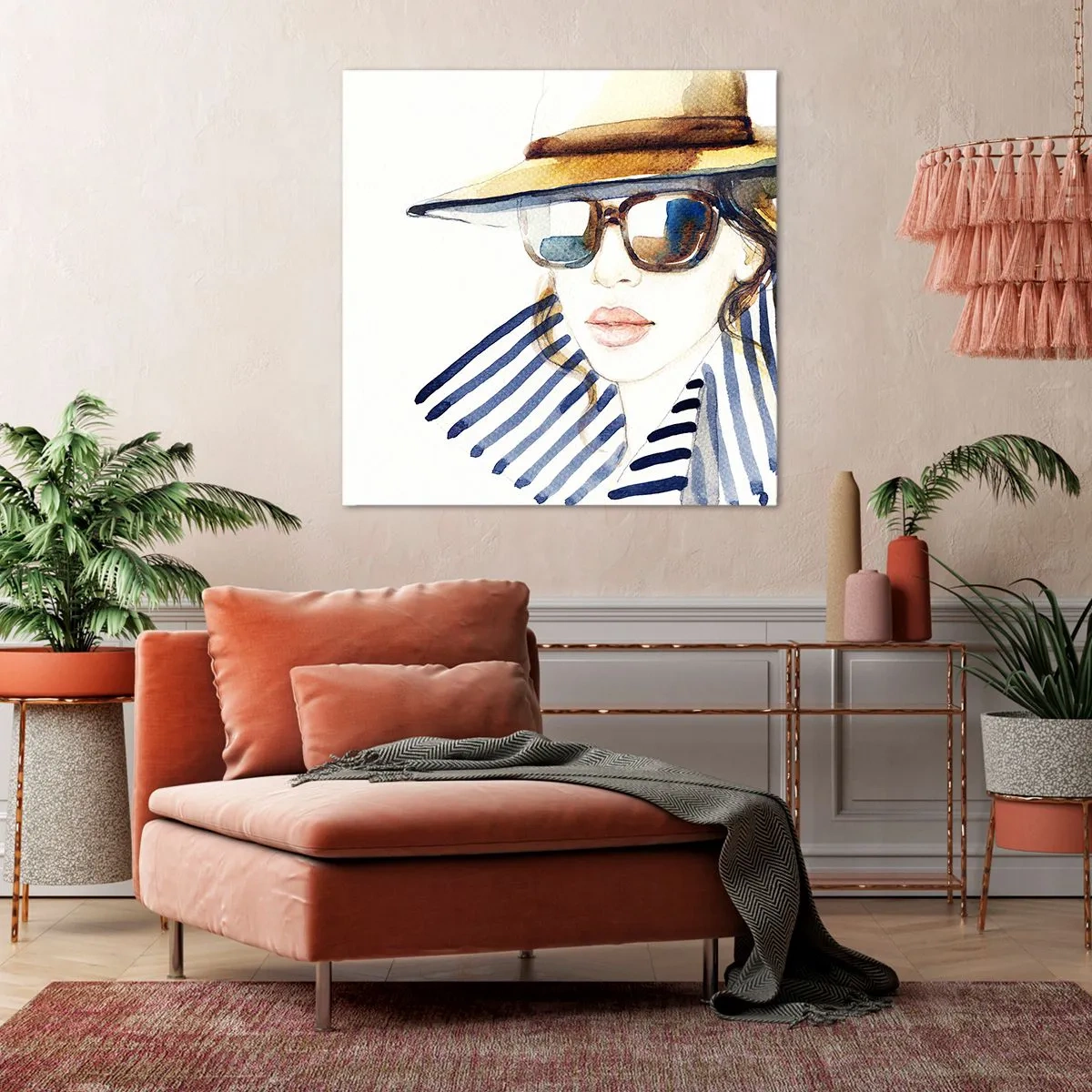 Vászonkép - Florida üdvözli Önt! - 40x40 cm