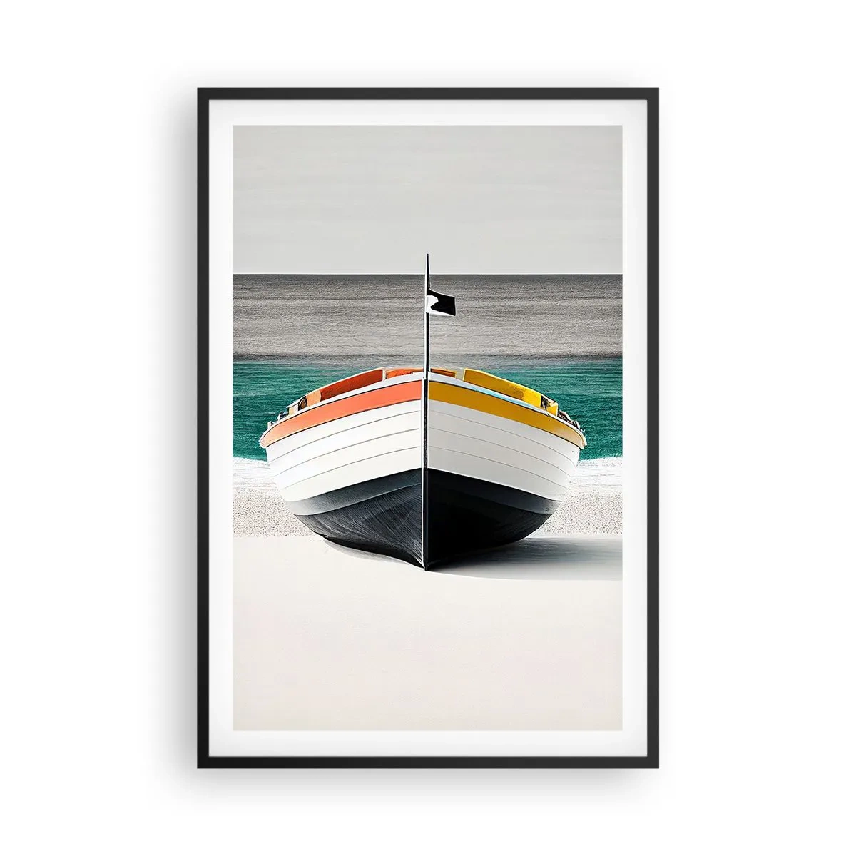 Poszter fehér keretben - A maga helyén - 61x91 cm