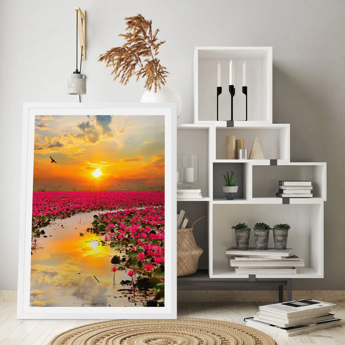 Poszter fekete keretben - A tó titokzatos élete - 30x40 cm