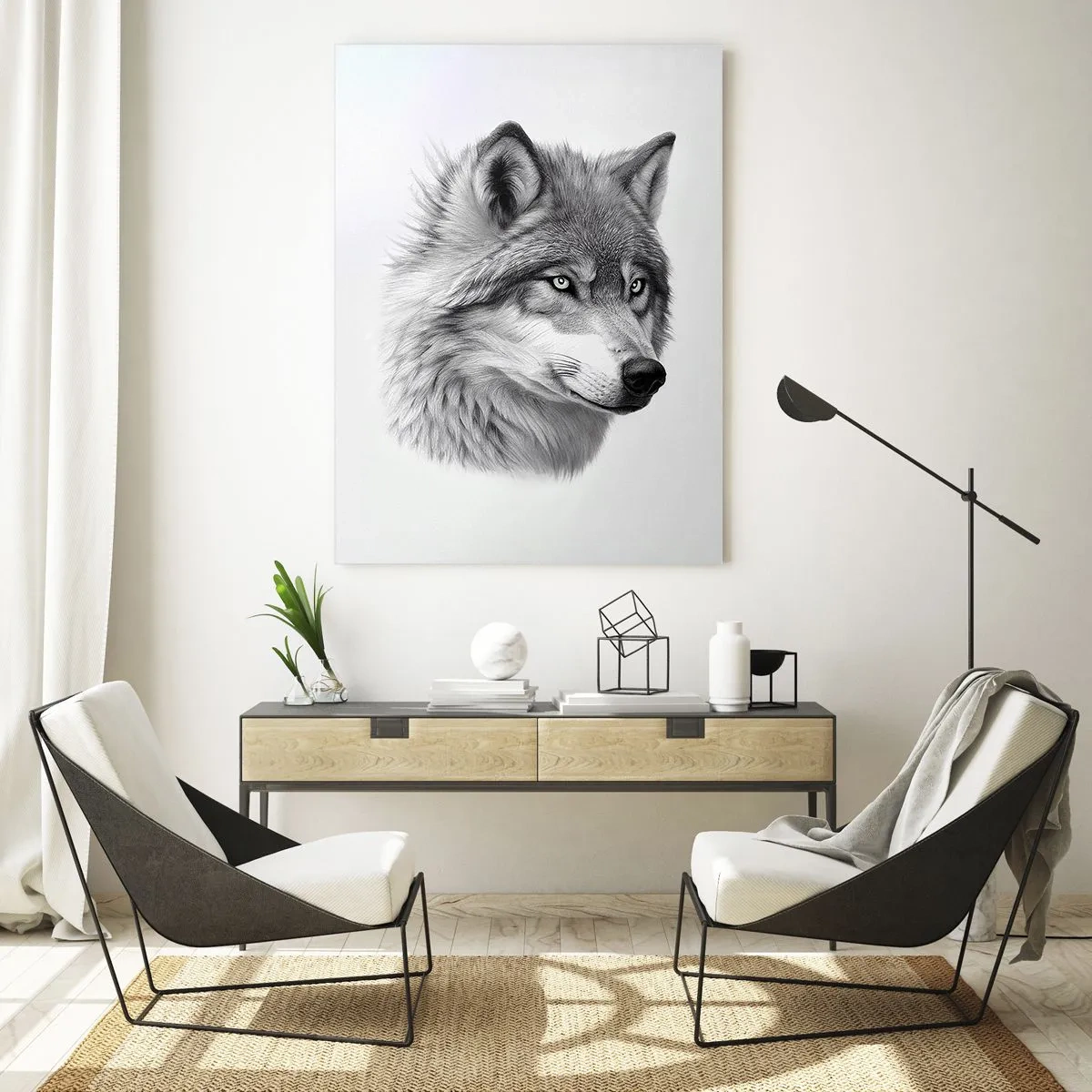 Üveg kép - Alfa - kétségtelenül - 50x70 cm