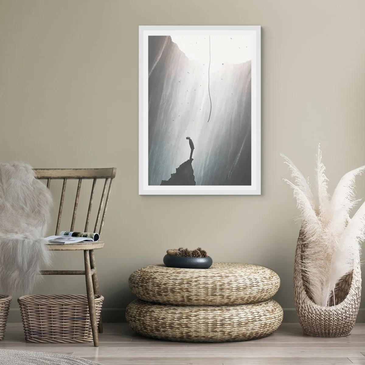 Poszter fekete keretben - Mindig van kiút - 50x70 cm