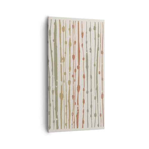 Vászonkép - Zenei színjegyzetelés - 55x100 cm