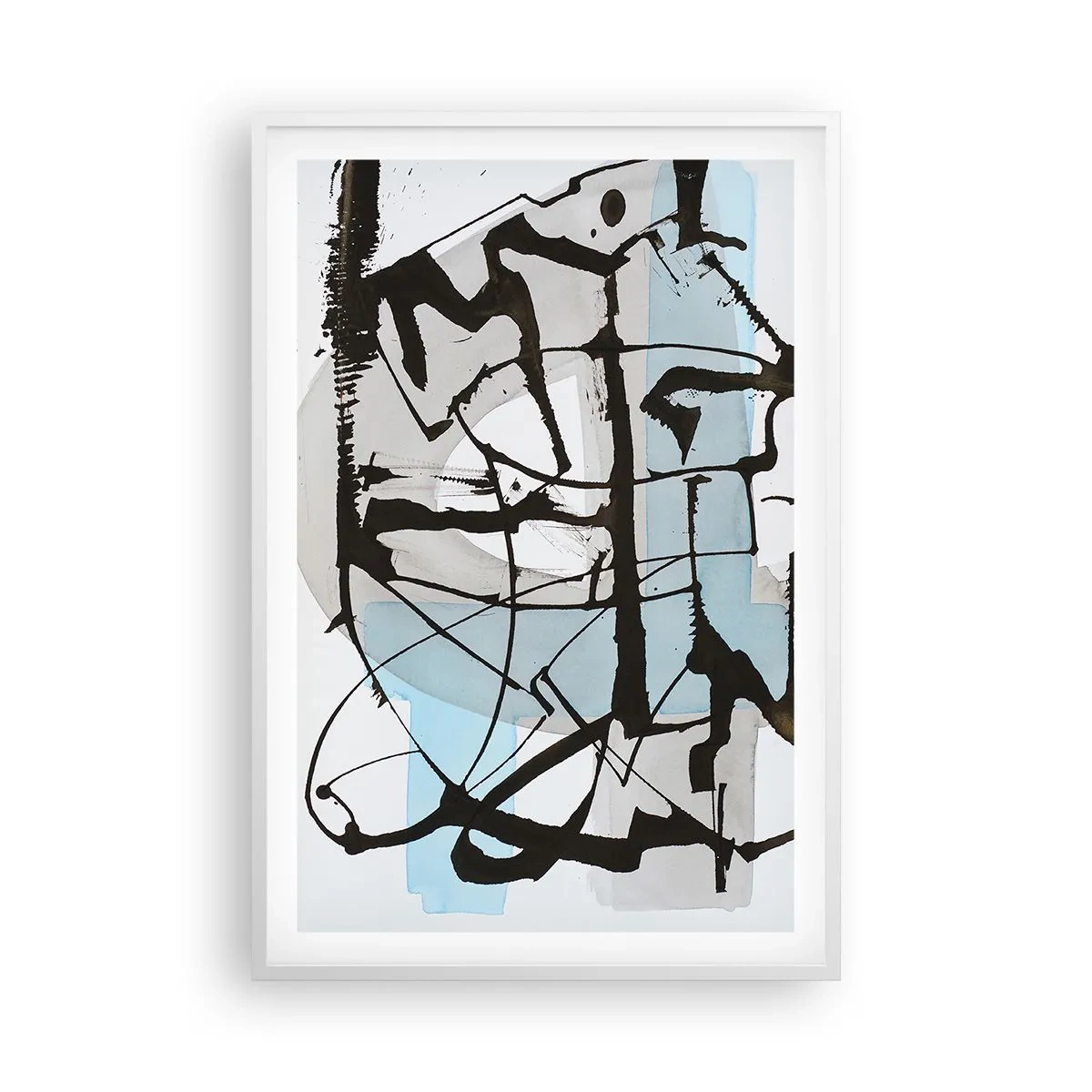 Poszter fekete keretben - Mindennek ellenére kék - 61x91 cm