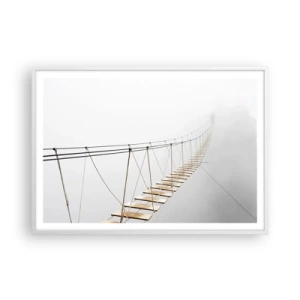 Poszter fekete keretben - Hová vezet? - 100x70 cm