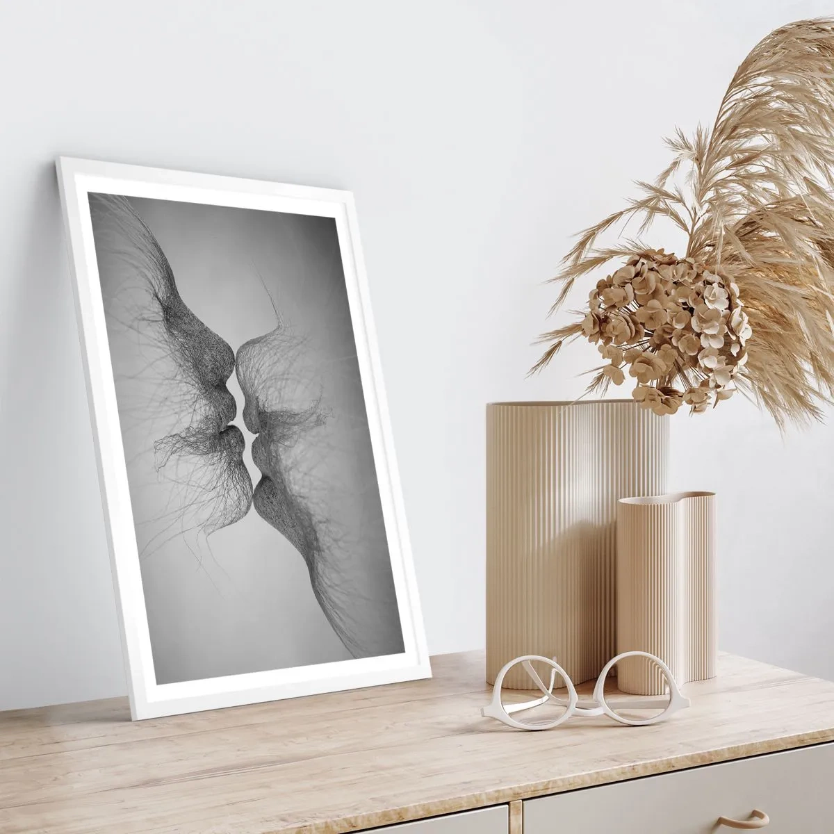 Poszter fekete keretben - A szél csókja - 70x100 cm