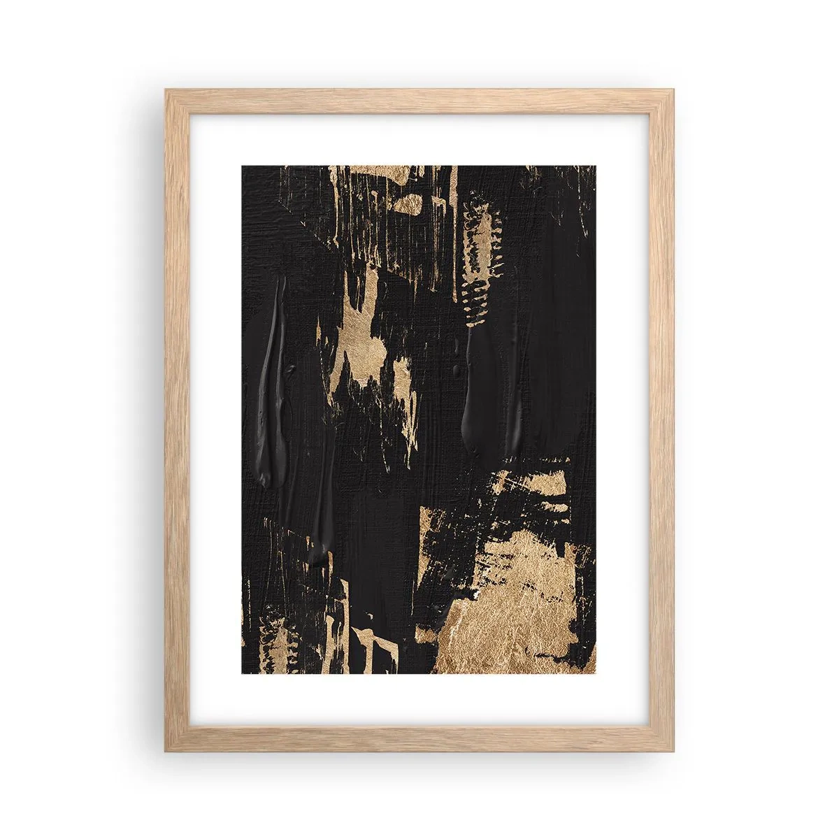 Poszter világos tölgy keretben - Az érintés nyoma - 30x40 cm