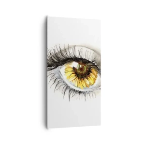 Vászonkép - Tekintet forró mint a nyár - 65x120 cm