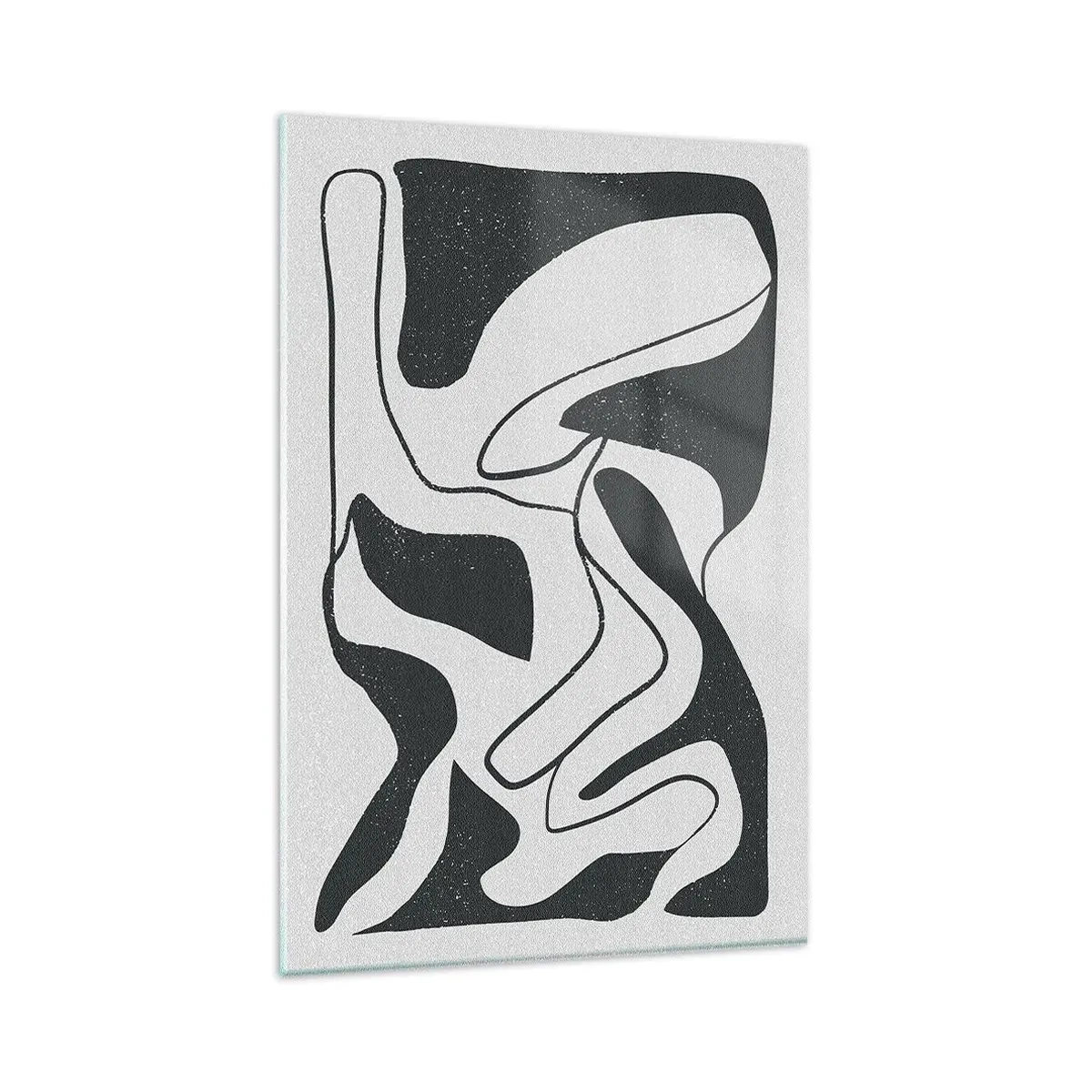 Üveg kép - Absztrakt játék egy labirintusban - 80x120 cm