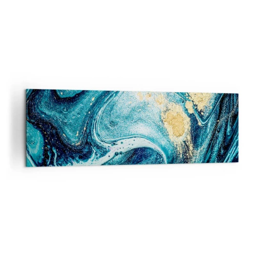 Vászonkép - Kék örvény - 160x50 cm