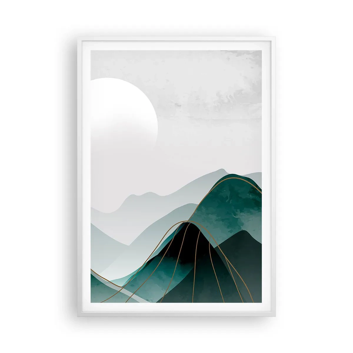 Poszter fekete keretben - Teljes fenségben - 70x100 cm