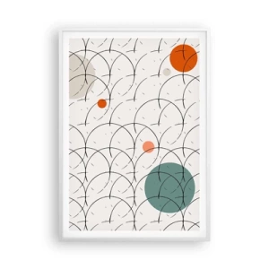 Poszter fekete keretben - A pop-art szellemében - 70x100 cm