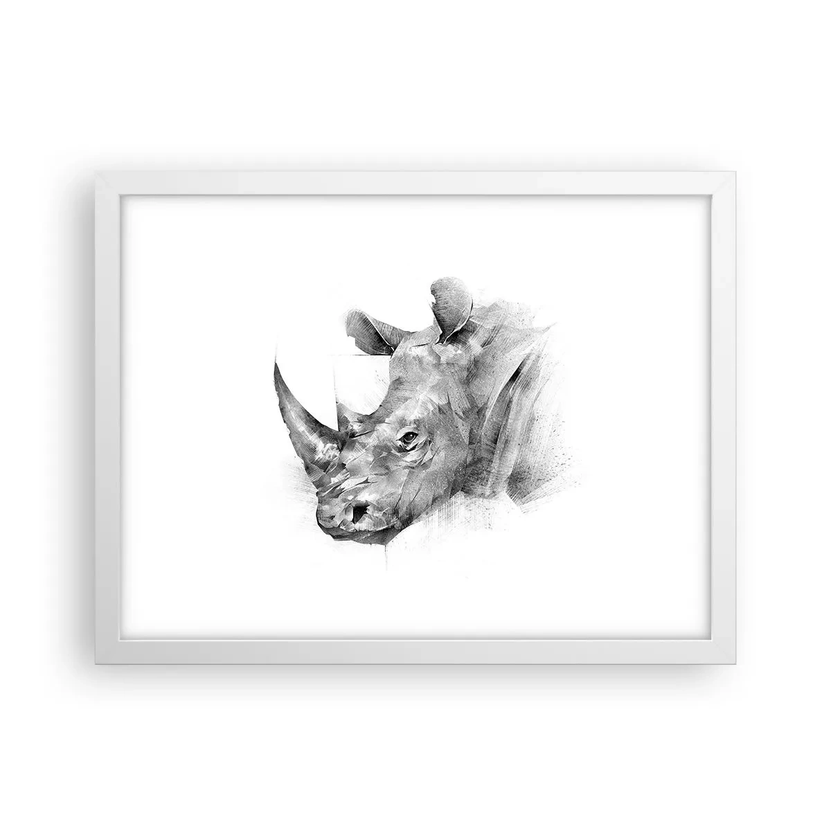 Poszter fekete keretben - Afrikai portré - 40x30 cm