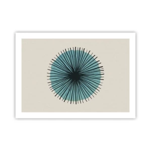 Poszter - Ragyogóan a kékben - 70x50 cm