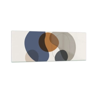 Üveg kép - Színek cseppjei - 140x50 cm