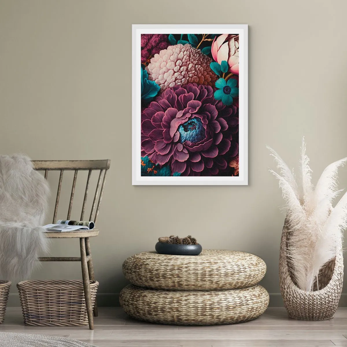 Poszter fekete keretben - A természet bőségében - 50x70 cm