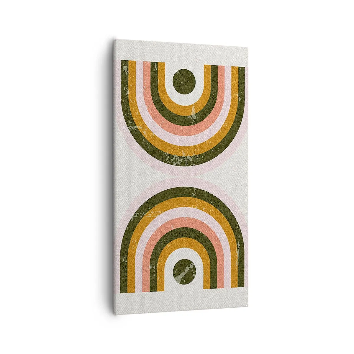 Vászonkép - Iker absztrakció - 55x100 cm