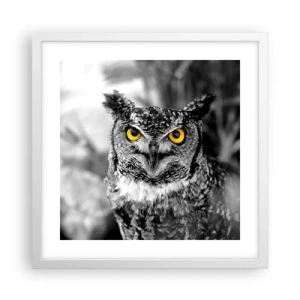 Poszter fekete keretben - Semmi sem fog elbújni - 40x40 cm