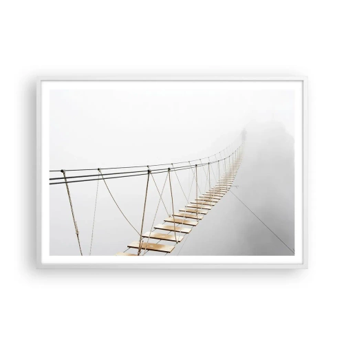 Poszter fekete keretben - Hová vezet? - 100x70 cm