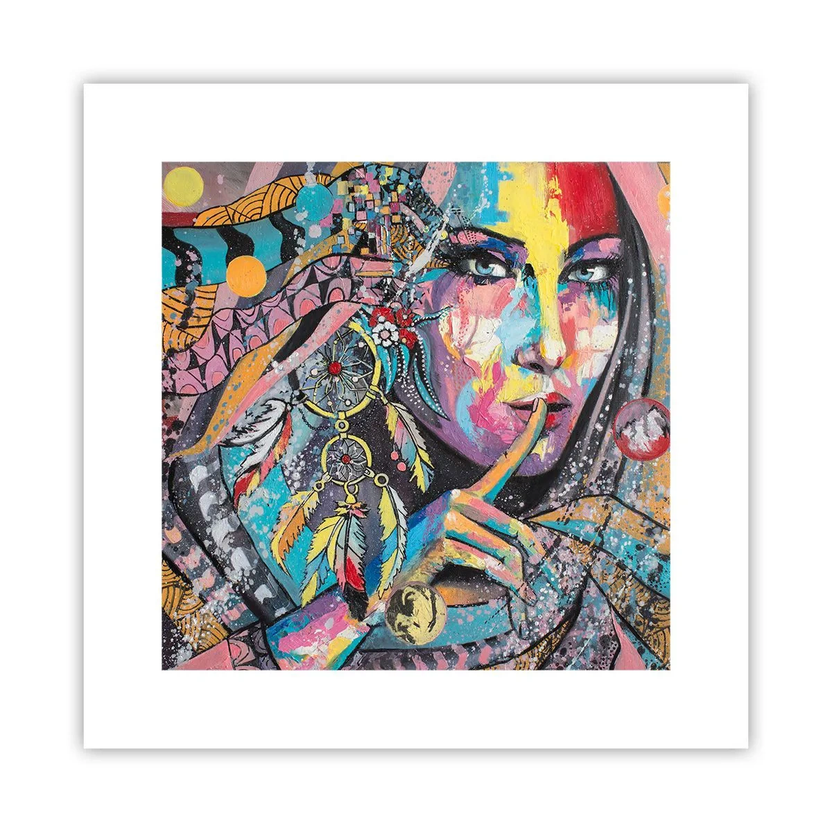 Poszter - Maradj csendben, amíg meg nem érted - 30x30 cm