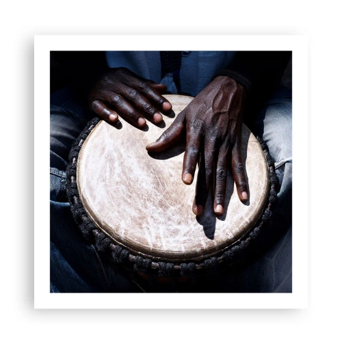 Poszter - Élj a saját ritmusodban - 60x60 cm