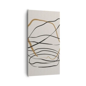 Vászonkép - Kompozíció - birtokló tánc - 65x120 cm