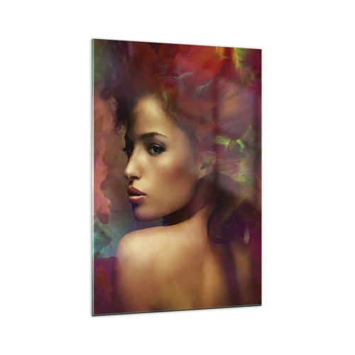 Üveg kép - Szebb, mint a szivárvány, olyan gyengéd, mint a köd - 70x100 cm