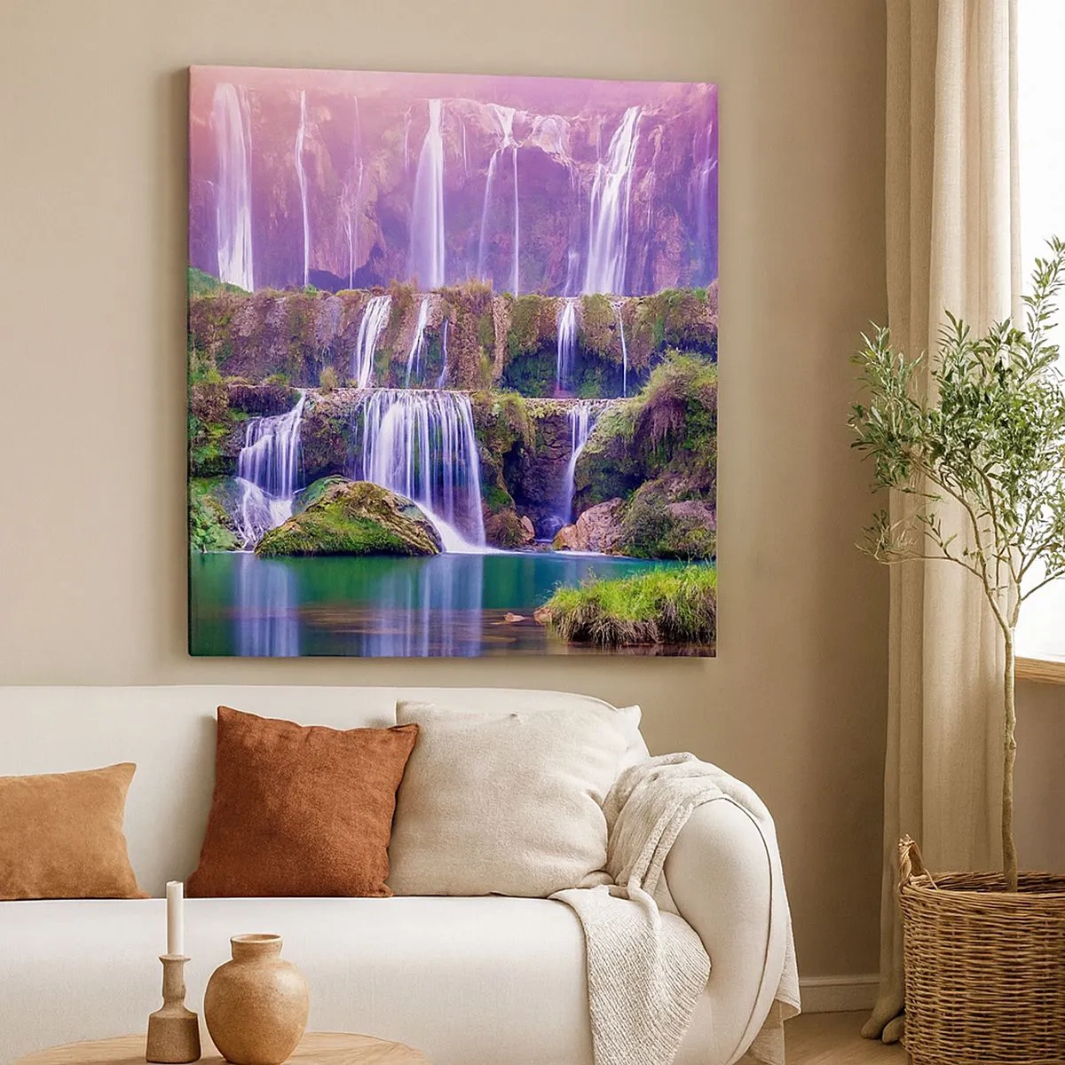 Vászonkép - Lépcső a menybe - 30x30 cm