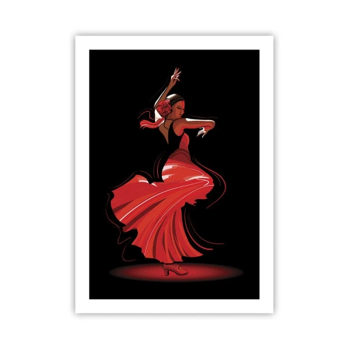 Poszter - A flamenco tüzes szelleme - 50x70 cm