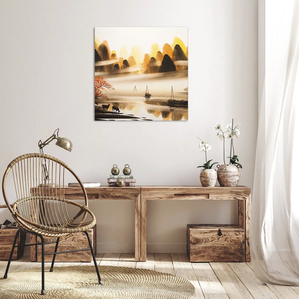 Vászonkép - Távolabb, mint a Távol-Kelet - 70x70 cm