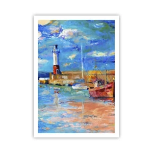 Poszter - Egy délután a szivárványos öbölben - 70x100 cm