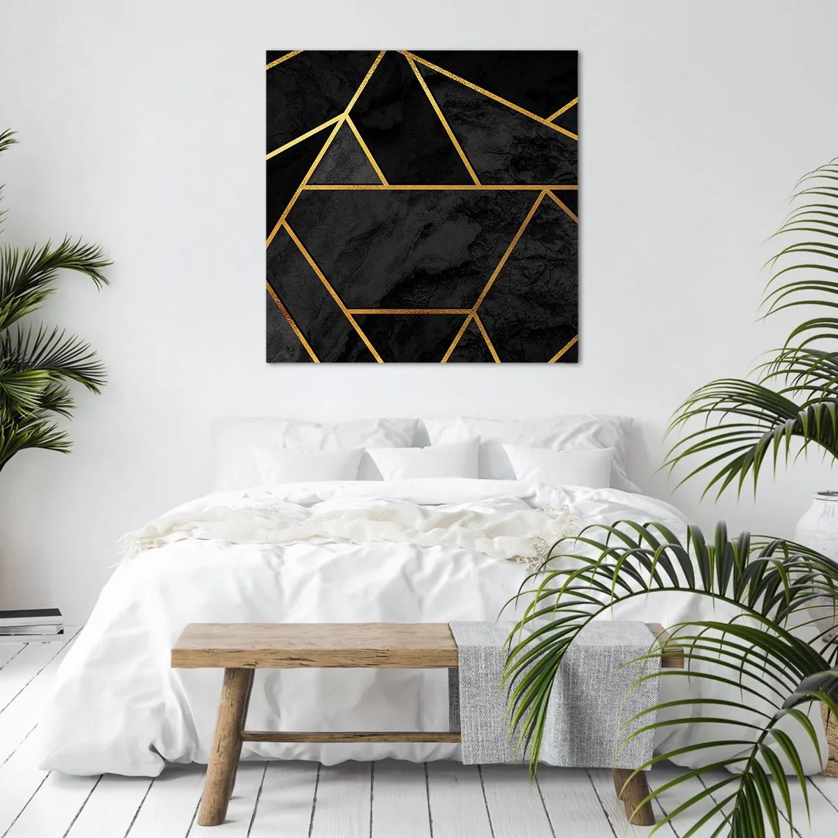 Vászonkép - Sötétség és ragyogás - 60x60 cm