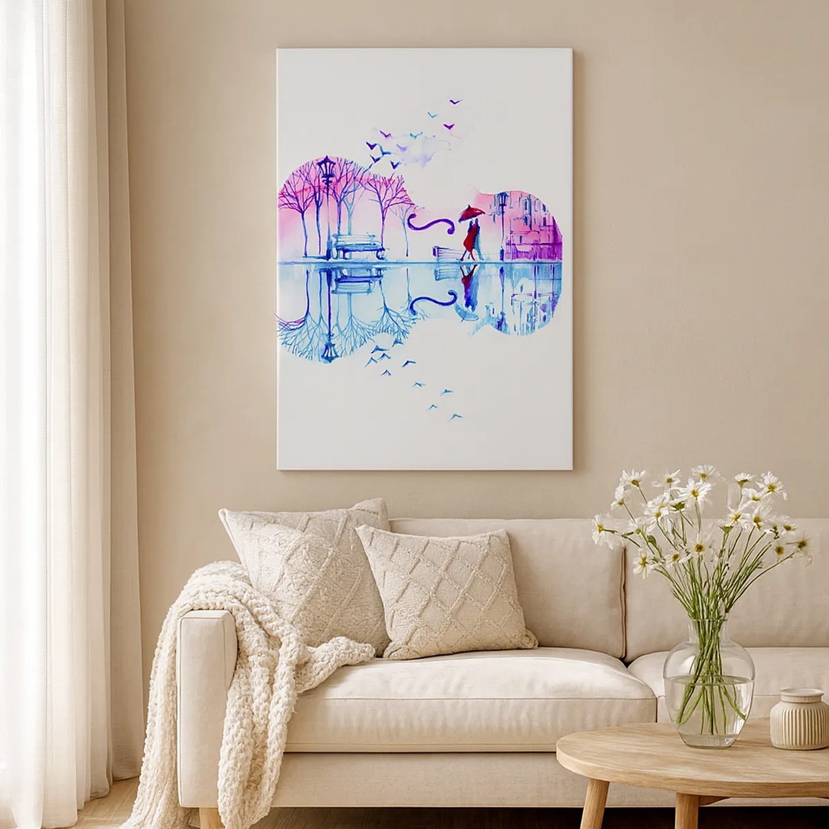 Vászonkép - Eső dalokat hozok nektek - 50x70 cm