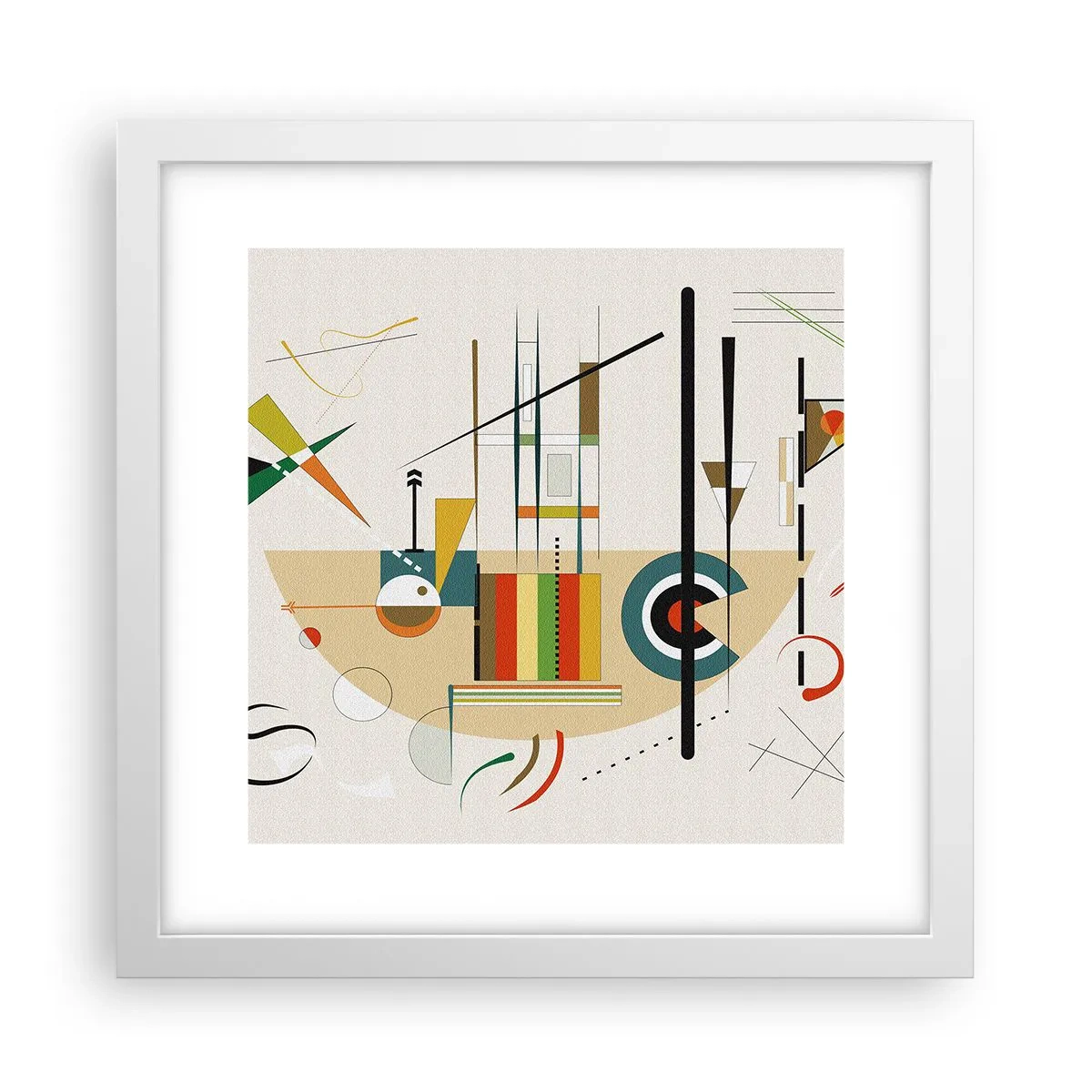 Poszter fekete keretben - És nevet a világ - 30x30 cm