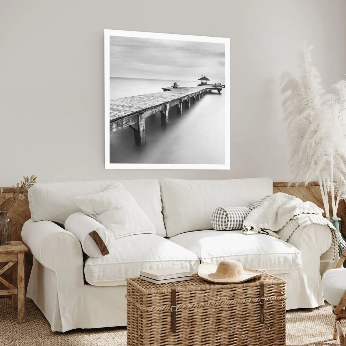 Poszter - A távolba - 40x40 cm