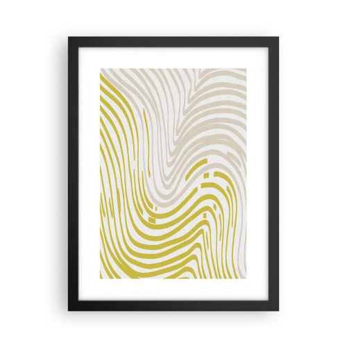 Poszter fehér keretben - Kompozíció szelíd kanyarral - 30x40 cm