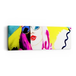 Vászonkép - Nem vagyok fehér és nem vagyok fekete - 90x30 cm