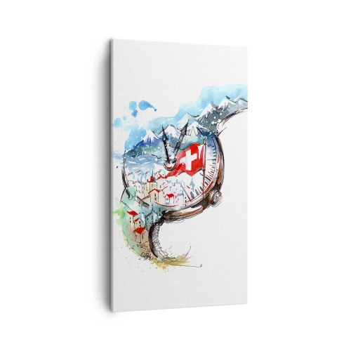 Vászonkép - Svájci szellemiség - 45x80 cm