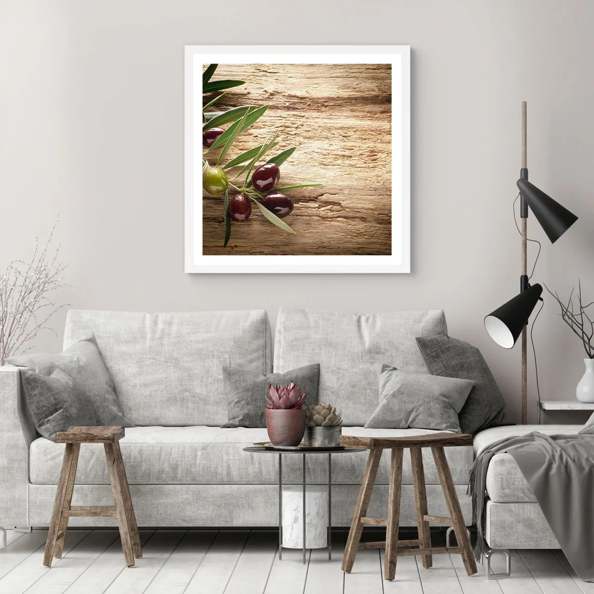 Poszter fekete keretben - Egyenesen a természetből - 50x50 cm