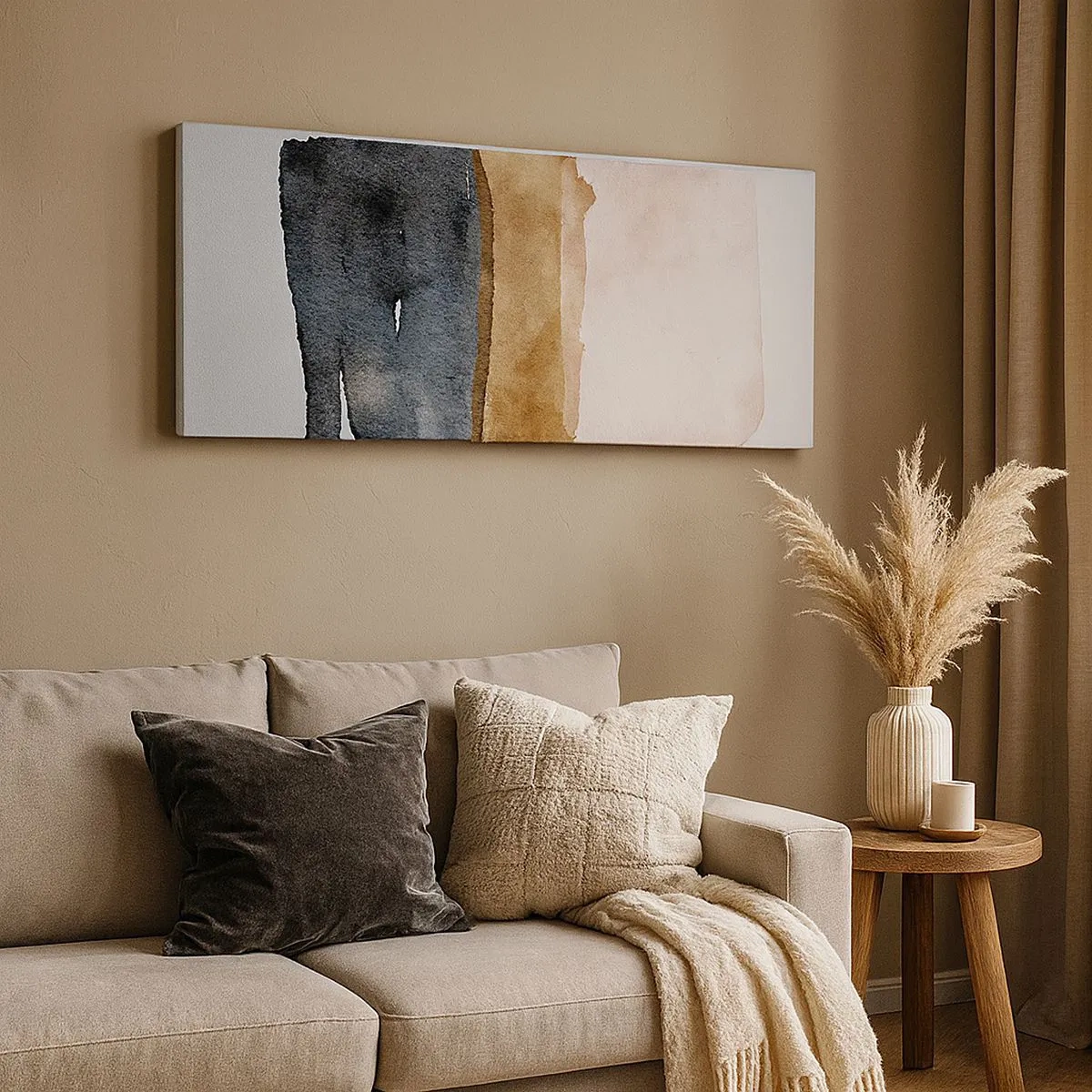 Vászonkép - A föld színeinek kompozíciója - 100x40 cm