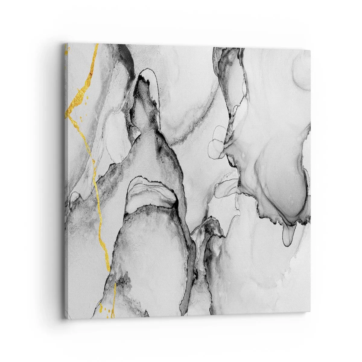 Vászonkép - Arany motívumú kompozíció - 70x70 cm