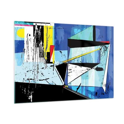 Üveg kép - Szögből nézni a világot... - 100x70 cm