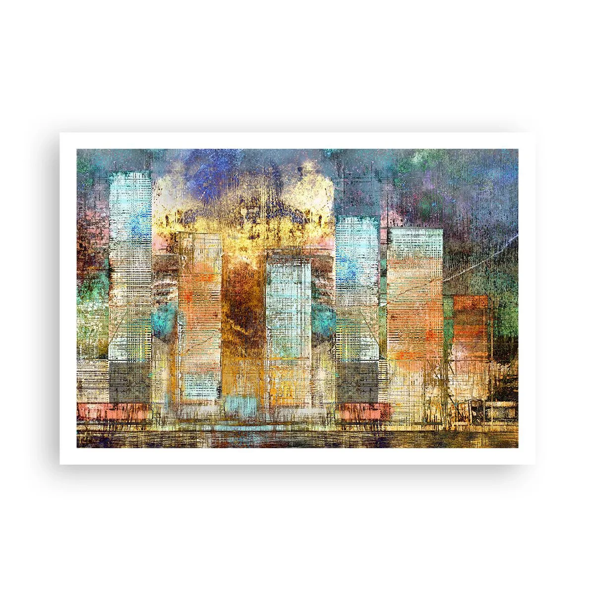 Poszter - Napfényes metropolisz - 100x70 cm