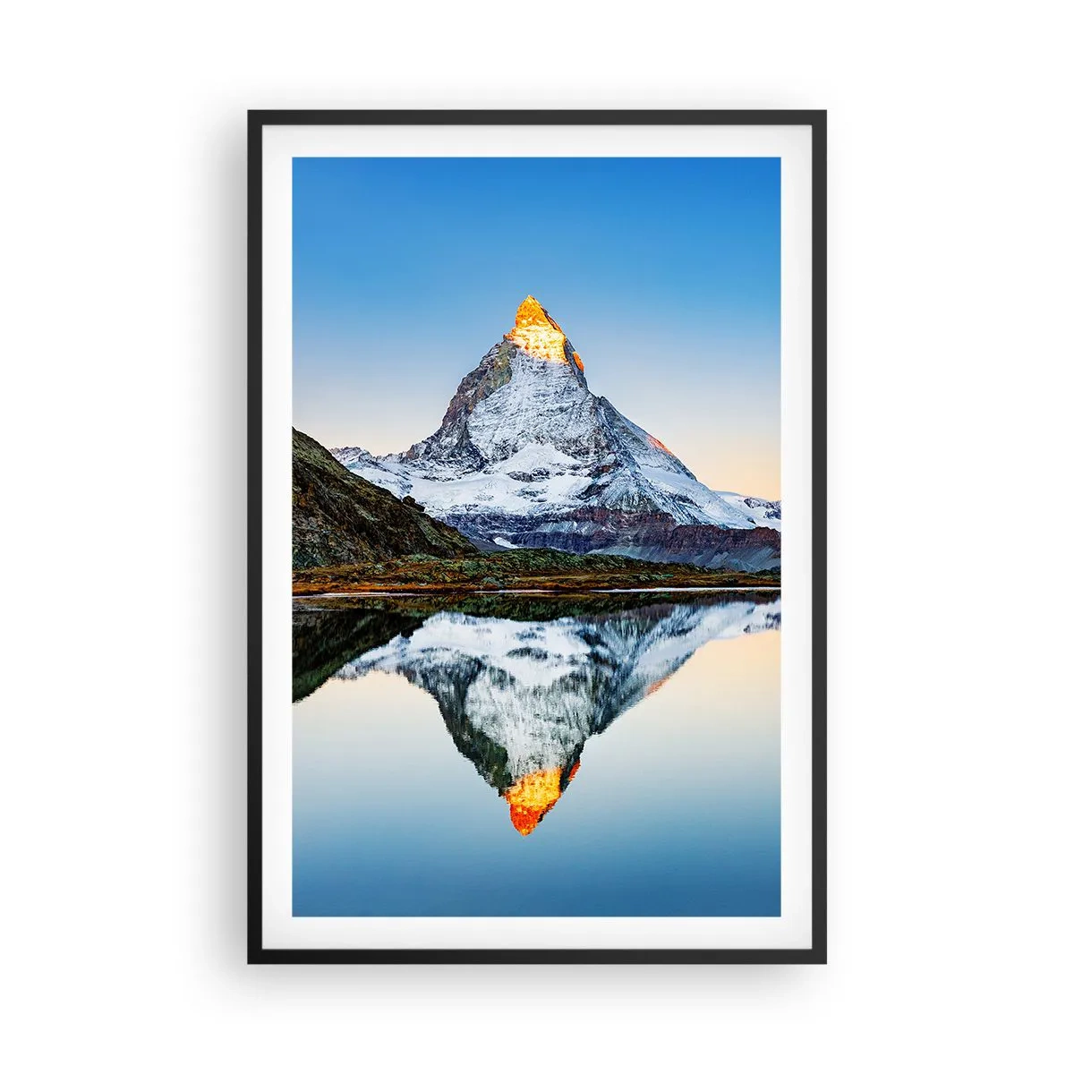 Poszter fehér keretben - Két világ - 61x91 cm