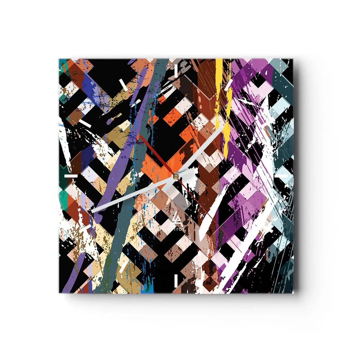 Falióra, Óra - A négyzeten - 40x40 cm