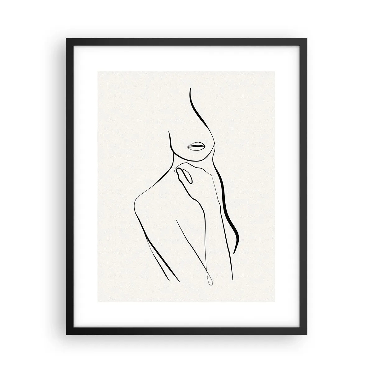 Poszter fehér keretben - A melankólia hulláma - 40x50 cm