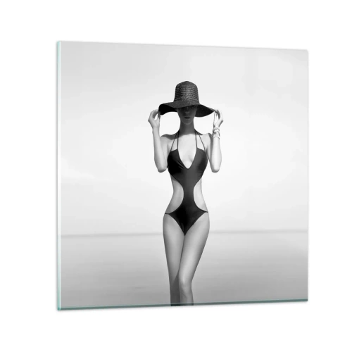 Üveg kép - A nevem Elegance - 70x70 cm