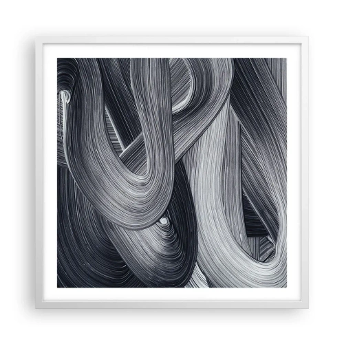 Poszter fekete keretben - A valóság folyékonysága - 60x60 cm