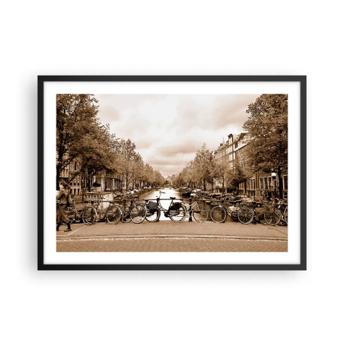 Poszter fehér keretben - Holland hangulat - 70x50 cm